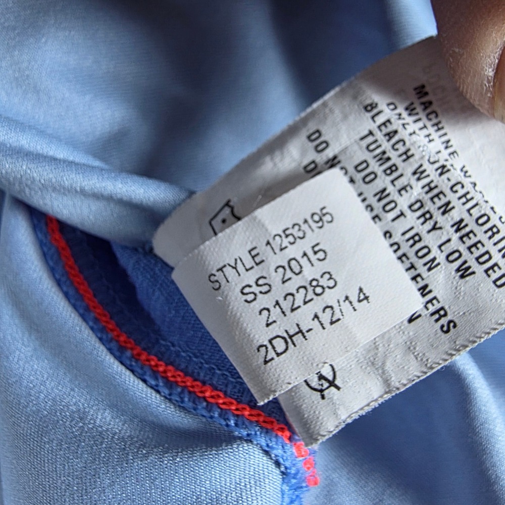 Under Armour Quarter Zip Pullover Mens Large Blue Geometric Iso-Chill 1253195 - Picture 10 of 12